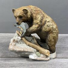 Vintage 1994 BROWN BEAR Homeco Masterpiece Porcelain Endangered Species Figurine picture