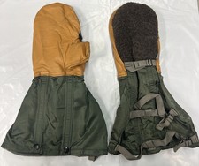 USGI Arctic Military Mittens Air Force COLD WEATHER Flyers Gloves N-4B LARGE picture
