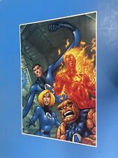 THE FANTASTIC FOUR MARVEL UNIVERSE REED,SUE,JOHNNY,BEN POSTER PIN UP BRAND NEW. picture