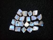 Natural Rainbow Moonstone Raw 25 Pcs 8-10 MM Size Loose Gemstone Rough Jewelry picture