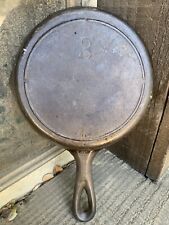 Vintage #3 Cast Iron Skillet With Heat Ring Unmarked No Cracks picture