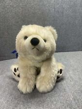 Shops On Board 2003 Creamy White Bear Plush Alaska Ribbon 20” Stuffed Animal Toy picture