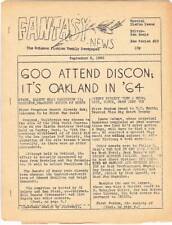 FANTASY NEWS #13 - 1963 fanzine - Discon World Science Fiction Convention report picture