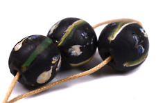 3 Ghost Venetian Trade Beads Loose picture