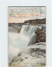 Postcard American Falls from Goat Island Niagara Falls New York USA picture