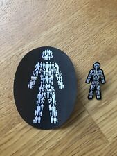 Prostate Cancer Man Of Men Pin Badge and Car Sticker (ALL PROCEEDS GO TO PCUK). picture