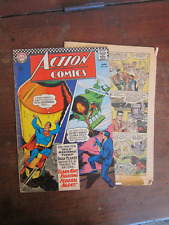 Action Comics #348 - Superman, Supergirl, Acid Master -hydrogen bomb -Silver Age picture