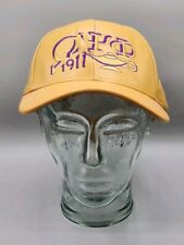 Vintage Omega Psi Phi 1911 Leather Hat Cap StrapBack Made In USA Rare picture