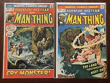 Adventure Into Fear Lot 10 & 19 1972 1st App Howard The Duck, 1st Solo Man-Thing picture