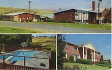 Hilltop Manor Motel Pendelton Oregon OR Pool Multiview Vintage Postcard D23 picture