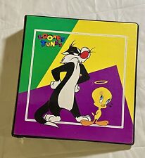 Vintage 1993 LPi Looney Tunes 3 Ring Binder Sylvester and Tweety picture