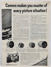 1959 Kodak Camera Retina IIIS MCM Original Print Ad Life Magazine 50's picture