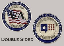 VA Veterans Crisis Line Suicide Prevention Awareness Challenge Coin J#28 picture