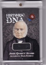 JOHN QUINCY ADAMS PRESIDENT /98 HAIR STRAND DNA RELIC 2020 HISTORIC AUTOGRAPHCS picture