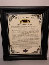 THE RANGER CREED PRINT / U.S. Army ~ Rangers Lead The Way picture