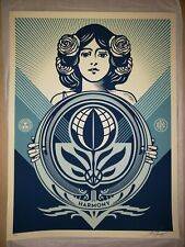 Protect Biodiversity Cultivate Harmony Shepard Fairey Signed Poster Obey Print picture