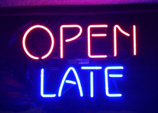 Open Late Store Neon Light Sign 20