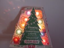 BRADFORD Christmas Tree Lights RARE Color Glow Celestial Gleaming set ch222 picture