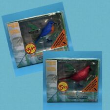 Vintage Takara Bird Songs in Motion Cardinal & Bluebird 2006 Christmas Holiday picture