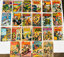 22 Old MILITARY Themed Vintage COMIC BOOKS 1950s-60s Charlton DC Marvel Soldiers picture