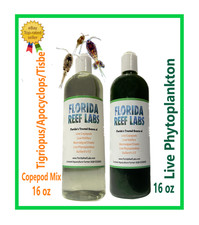 LIVE Copepods 16oz / Live Phytoplankton 16oz Combo - Florida Reef Labs® picture