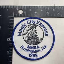 1998 Birmingham Alabama MAGIC CITY EXPRESS NMRA MODEL RAILROAD ASSN Patch 20NJ picture