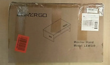 LORYERGO Monitor Stand 2 Tier Riser + Cellphone Holder & Storage Space Ergonomic picture