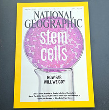 National Geographic Magazine July 2005 - Stem Cells Cover - Vintage picture