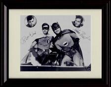 Unframed Burt Ward and Adam West Autograph Replica Print - Batman TV Show picture