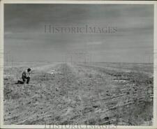1953 Press Photo Stubble Mulch Fallow Prevents Soil Erosion, Kiowa County, CO picture