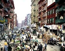 1900 Mulberry St, New York City, New York Vintage Photograph 8.5
