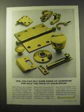 1964 Anaconda Brass Ad - Some Kinds of Hardware picture
