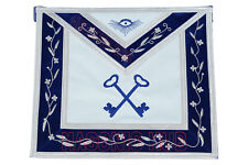 Masonic Blue Lodge Officer 100% Lambskin Apron Hand Made - TREASURER picture