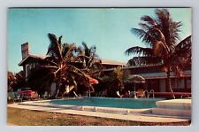 Fort Lauderdale FL-Florida, Seaire Motel, Pool, Advertising, Vintage Postcard picture