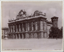 Brogi, Turin, Palazzo Madama Vintage Albumen Print Albumin Print 26.5x21 picture