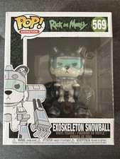 Funko Pop Vinyl Super 6" Inch Rick And Morty Exoskeleton Snowball #569 NEW picture