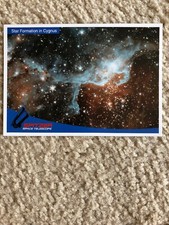 Official NASA Postcard JPL Caltech Spitzer Space Telescope Star Formation Cygnus picture