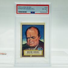 1952 Look n See 1952 #64 Winston Churchill PSA 6 EX-MT picture