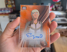 2025 Topps Chrome Star Wars Galaxy Elijah Wood AUTO Jace Rucklin SSP 01/25 picture
