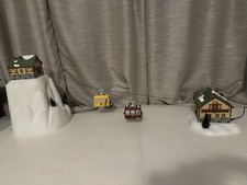 Department 56 Snow Village Animated Gondola Ski Lift  Accessory w/ Box picture