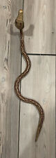 Vintage Wooden Wiggle Cobra Snake Painted Articulating Wood Toy 31” picture