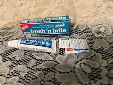 vintage  Fresh 'n Brite Denture Toothpaste box RETRO BATHROOM PRODUCT picture