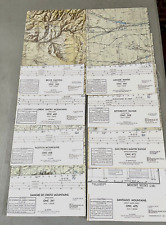 8 USAF Aeronautical Charts  Bryce Canyon Mount Hunt Great Smoky Mountains picture