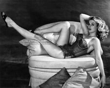 Vintage 1956 Anita Ekberg Photo - Cheesecake Lingerie Leggy Pin-Up Celebrities picture
