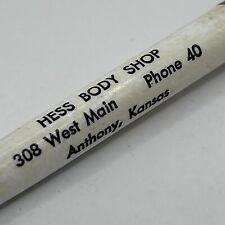 VTG Ballpoint Pen Hess Body Shop Anthony Kansas picture