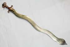 Sword Nagin Snake Hand Forged Steel Blade copper plating on handle 36 inch B 961 picture