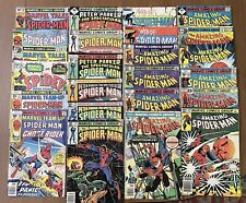x24 Vintage Bronze Marvel Spiderman Comic Lot Amazing Spider-Man Peter Parker picture