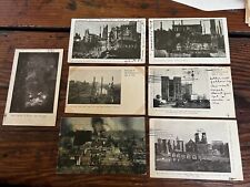 Lot of 7 San Francisco Fire Destruction Postcards 1906 picture