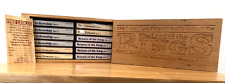 VINTAGE 1979 MINDS EYE THE LORD OF THE RINGS AUDIOBOOK CASSETTE TAPES WOODEN BOX picture