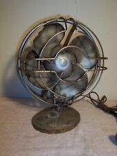 Antique Oscillating Gilbert Art Deco Table Fan for Parts picture